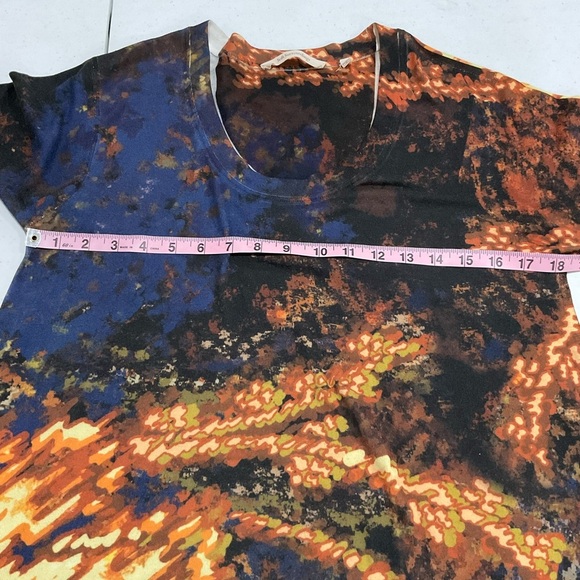 Soft Surroundings Theo Starry Night Tunic Asymmetrical Hem Scoop Neck Women’s M - Picture 6 of 11